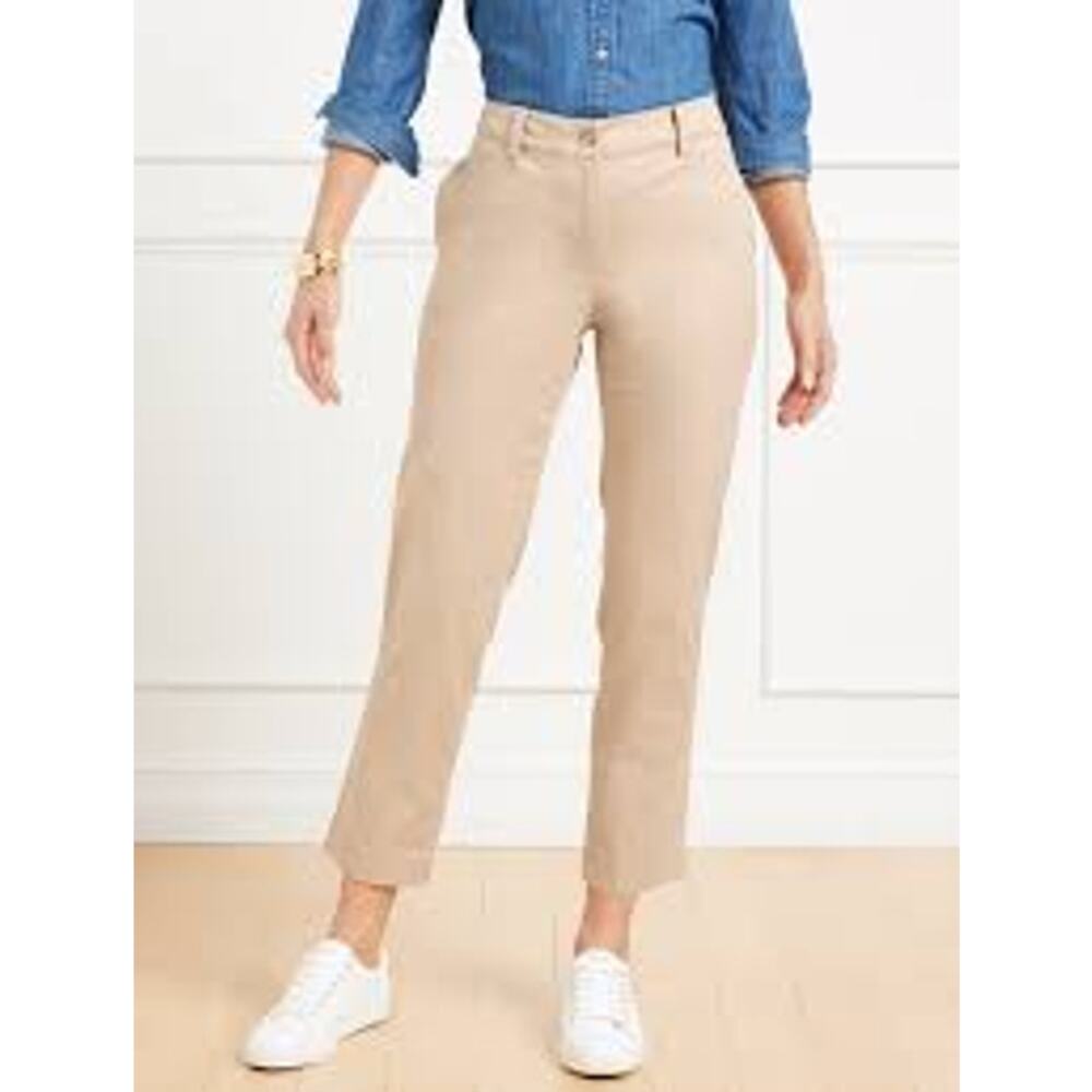 Talbot's Perfect Crop Khaki Pant